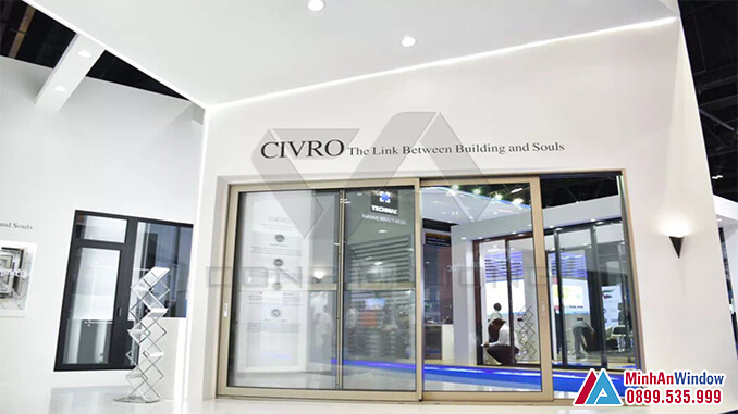 Cửa nhôm cao cấp CIVRO nhập khẩu từ Đức - Minh An Window cung cấp và lắp đặt