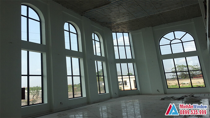 Cửa nhôm kính khu công nghiệp cao cấp - Minh An Window đã thi công