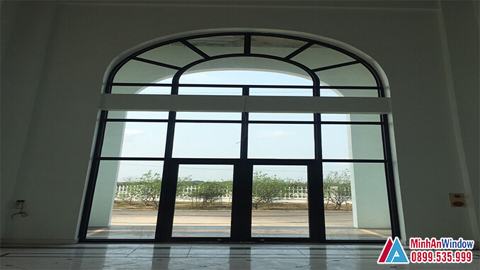 Cửa nhôm kính khu công nghiệp cao cấp - Minh An Window đã thi công
