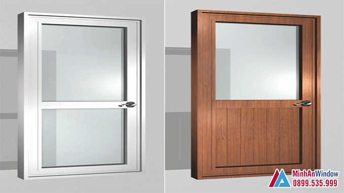 Cửa nhôm kính giá rẻ 1 cánh phổ biến - minh an window đã thi công Cửa Nhôm Kính Giá Rẻ 1 Cánh Phổ Biến - Minh An Window Đã Thi Công