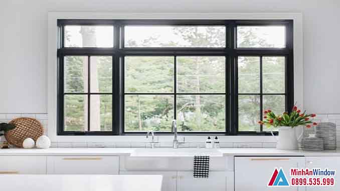 Cửa nhôm kính tại đan phượng mẫu cửa sổ cho phòng bếp - minh an window đã thi công Cửa Nhôm Kính Tại Đan Phượng Mẫu Cửa Sổ Cho Phòng Bếp - Minh An Window Đã Thi Công