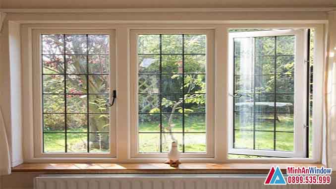 Cửa nhôm kính tại đan phượng cao cấp màu trắng sữa - minh an window đã thi công Cửa Nhôm Kính Tại Đan Phượng Cao Cấp Màu Trắng Sữa - Minh An Window Đã Thi Công