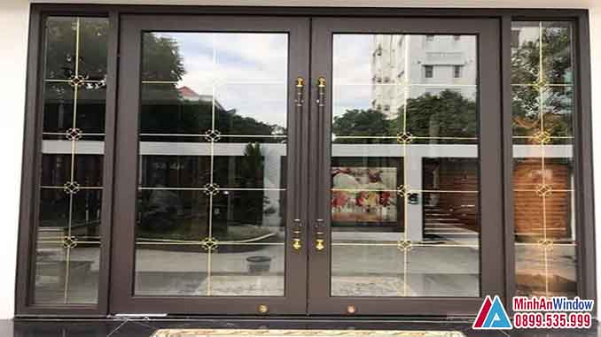 Cửa nhôm kính 2 cánh cao cấp chất lượng - minh an window đã thi công Cửa Nhôm Kính 2 Cánh Cao Cấp Chất Lượng - Minh An Window Đã Thi Công