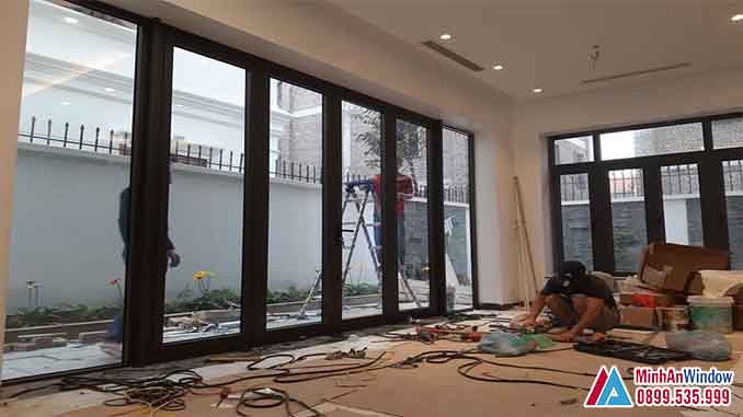 Cửa nhôm kính tại đan phượng mẫu 6 cánh cao cấp - minh an window đã thi công Cửa Nhôm Kính Tại Đan Phượng Mẫu 6 Cánh Cao Cấp - Minh An Window Đã Thi Công