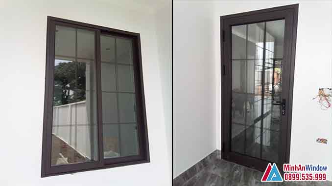Cửa nhôm kính tại vĩnh phúc 1 cánh cao cấp - minh an window đã thi công Cửa Nhôm Kính Tại Vĩnh Phúc 1 Cánh Cao Cấp - Minh An Window Đã Thi Công