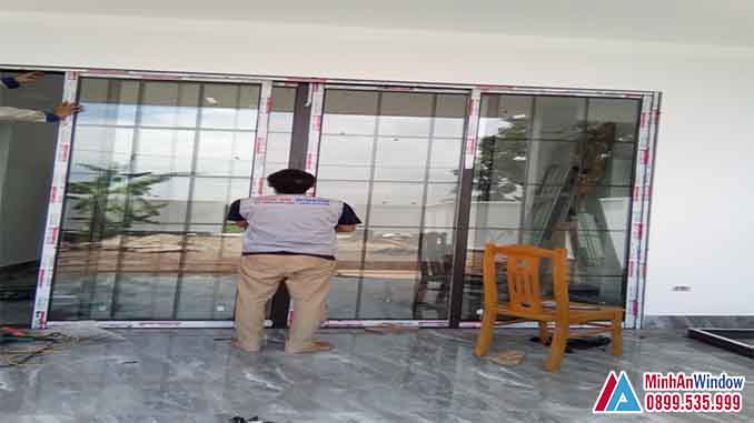 Cửa Nhôm Kính Tại Vĩnh Phúc Cao Cấp - Minh An Window Đã Thi Công