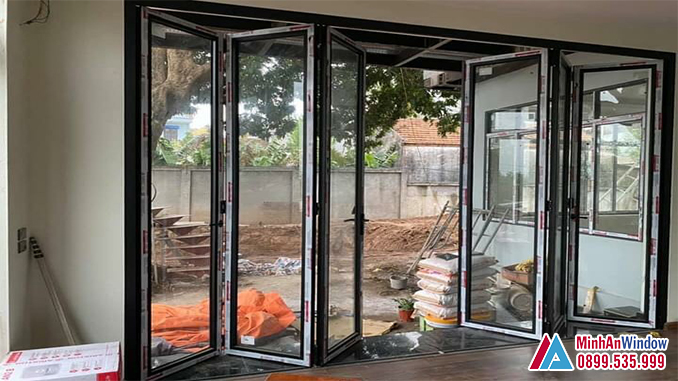 Cửa Nhôm Kính Tại Thạch Thất Xếp Trượt Gấp - Minh An Window Đã Thi Công Cửa Nhôm Kính Tại Thạch Thất Xếp Trượt Gấp - Minh An Window Đã Thi Công