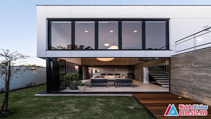 Cửa Nhôm Kính Xếp Trượt Góc 90º Cho Biệt Thự Cao Cấp - Minh An Window Đã Thi Công Cửa Nhôm Kính Xếp Trượt Góc 90º Cho Biệt Thự Cao Cấp - Minh An Window Đã Thi Công