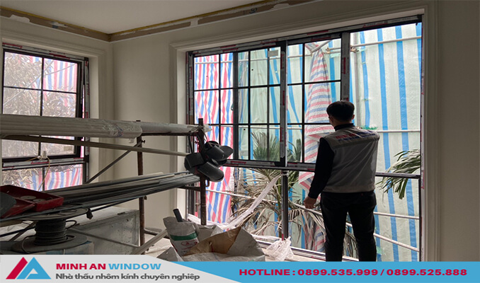 Minh An Window nhà thầu nhôm kính lắp đặt Cửa nhôm Xingfa tại Quảng Ninh chất lượng