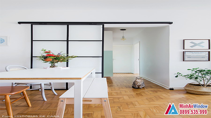 Cửa trượt tự động 1 cánh cao cấp cho phòng ăn - minh an window đã thi công Cửa Trượt Tự Động 1 Cánh Cao Cấp Cho Phòng Ăn - Minh An Window Đã Thi Công
