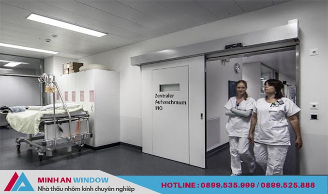 Mẫu Cửa tự động WSE cho các bệnh viện, phòng mổ cao cấp