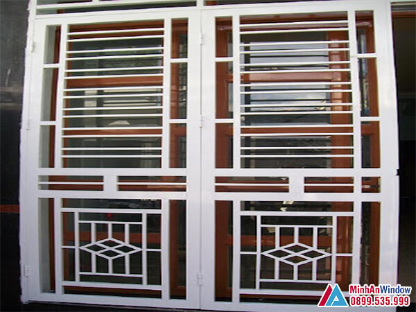 Cửa inox sơn tĩnh điện cao cấp phổ biến - Minh An Window cung cấp và lắp đặt