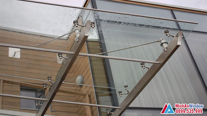 Mái Kính Khung Inox Chân Nhện Cao Cấp - Minh An Window Đã Thi Công Mái Kính Khung Inox Chân Nhện Cao Cấp - Minh An Window Đã Thi Công