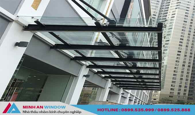 Minh An Window lắp đặt Mái kính cho tòa nhà cao cấp chất lượng