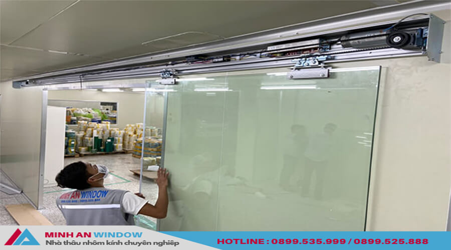 Dự án lắp đặt Cửa kính tự động cho nhà máy tại KCN Từ Sơn - Bắc Ninh