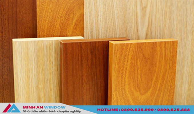 Mẫu Tấm ốp Alu vân gỗ cao cấp chất lượng phổ biến 2021 - Minh An Window thi công và lắp đặt