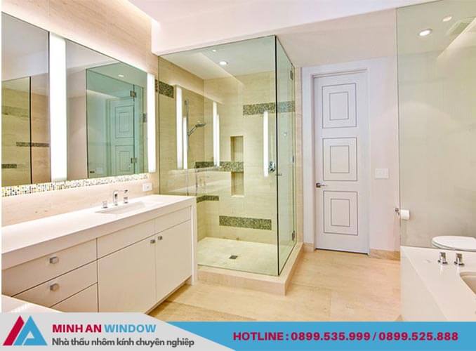 Minh An Window lắp đặt mẫu cabin phòng tắm 135 độ cho khách hàng tại KĐT Văn Phú - Hà Nội