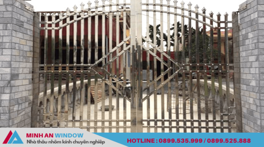 Cửa cổng inox tại Bắc Giang