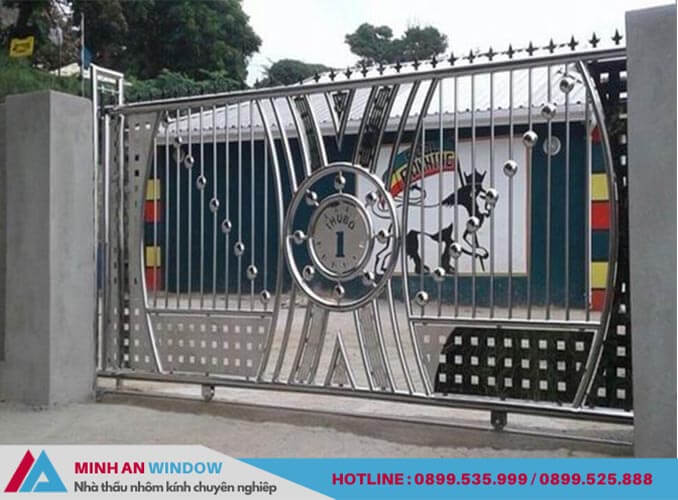 Minh An Window lắp đặt cửa cổng inox tại phường Thọ Xương - Bắc Giang