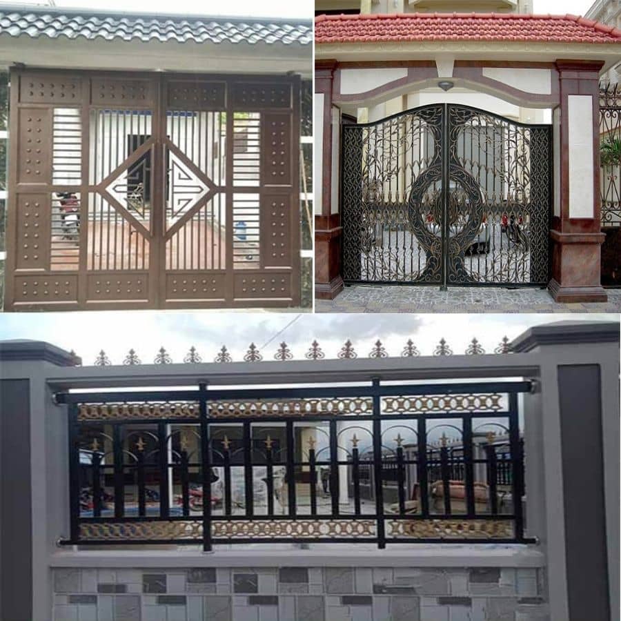 Cửa khung sắt bịt tôn