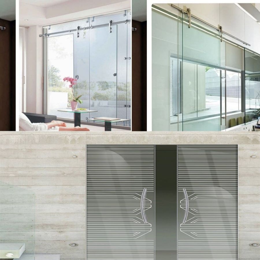 Cửa kính cường lực 2 cánh