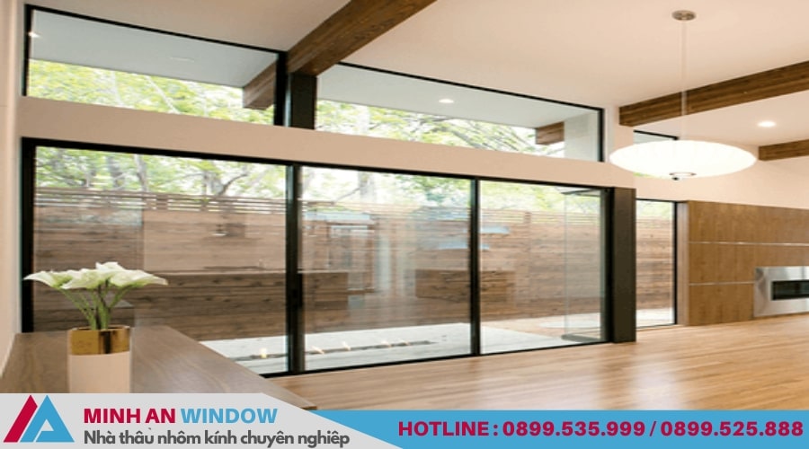 Nhận biết cửa kính cường lực khung sắt chất lượng