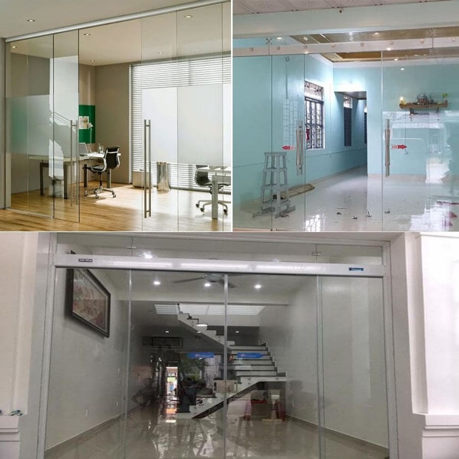 Cửa kính cường lực lùa