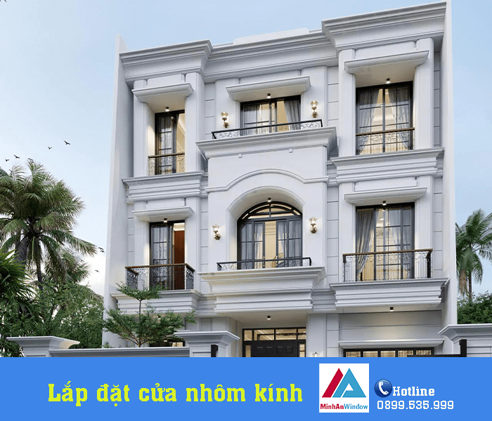 Lắp đặt cửa đi và cửa sổ cho nhà biệt thự tại tỉnh Thanh Hóa