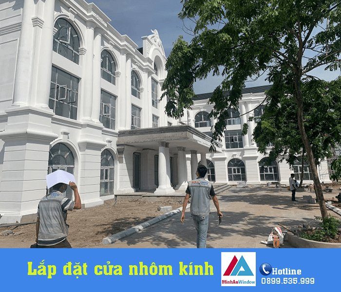Công trình cửa nhôm kính do Minh An Window thi công, lắp đặt