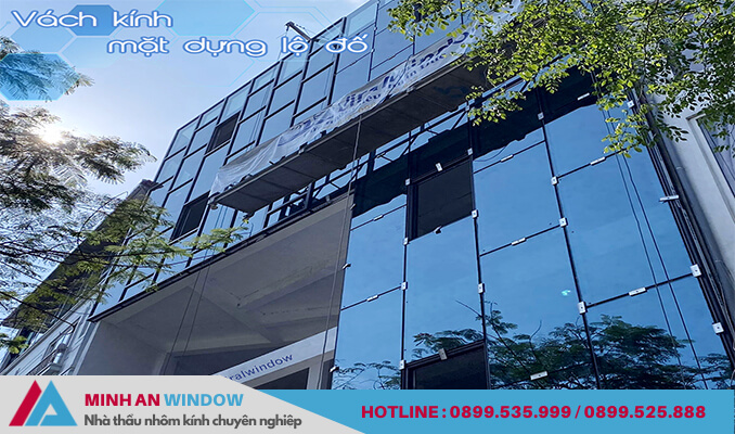 Công trình Showroom ô tô Minh An Window lắp đặt nhôm kính Viralwindow