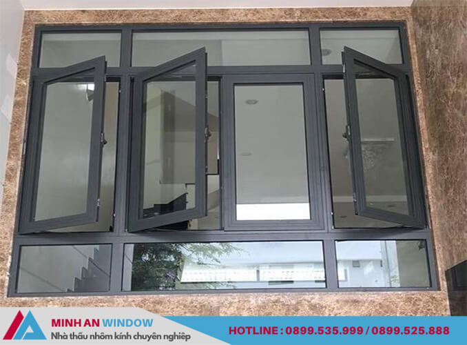 Công trình cửa nhôm kính Xingfa hệ 55 - Minh An Window tư vấn thiết kế và lắp đặt
