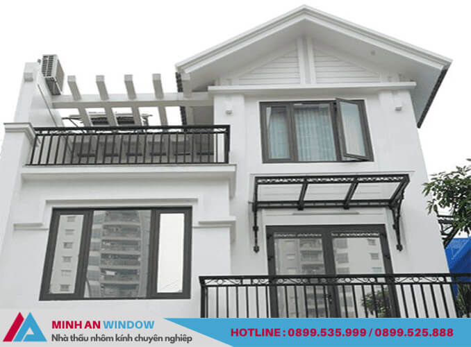 Công trình nhà ở Minh An Window tư vấn thiết kế và lắp đặt cửa nhôm kính cao cấp