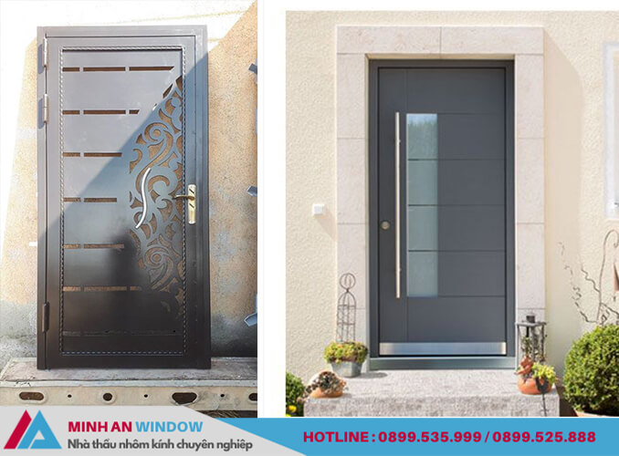 Mẫu cửa sắt 1 cánh - Minh An Window thiết kế và lắp đặt Mẫu cửa sắt 1 cánh - Minh An Window thiết kế và lắp đặt