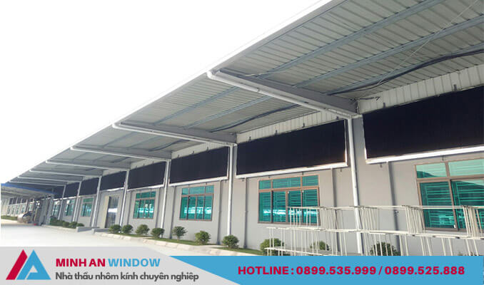 Các công trình trình nhà máy tại KCN sử dụng Cửa sổ nhôm Xingfa - Minh An Window đã thi công