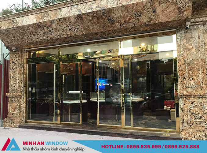 Mẫu Cửa tự động Ditec cao cấp đẹp nhất 2021 - Minh An Window đã thi công
