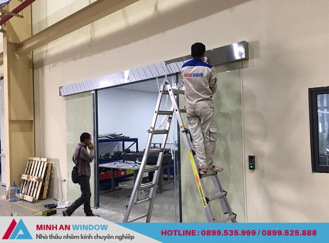Mẫu Cửa tự động Ditec cao cấp đẹp nhất 2022 - Minh An Window đã thi công