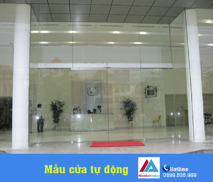 Mẫu cửa kính tự động do Minh An Window thiết kế và thi công Mẫu cửa kính tự động do Minh An Window thiết kế và thi công