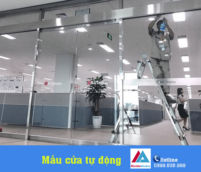 Mẫu cửa tự động tại khu công nghiệp Lam Sơn do Minh An Window thiết kế và lắp đặt Mẫu cửa tự động tại khu công nghiệp Lam Sơn do Minh An Window thiết kế và lắp đặt