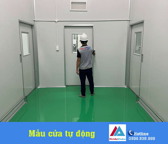 Cửa tự động Panel được lắp đặt nhiều tại các nhà máy, bệnh viện Cửa tự động Panel được lắp đặt nhiều tại các nhà máy, bệnh viện