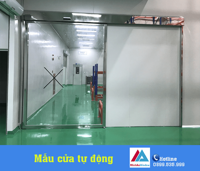 Mẫu cửa tự động khung inox chất lượng bền đẹp Mẫu cửa tự động khung inox chất lượng bền đẹp