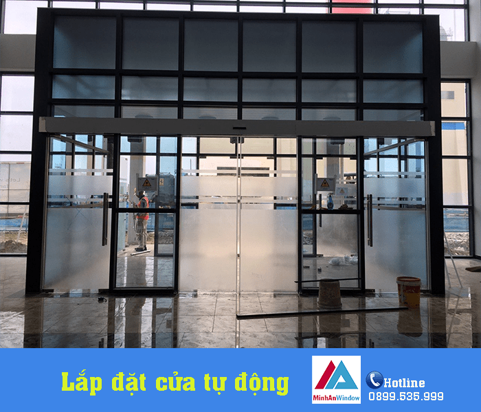 Mẫu cửa tự động lắp đặt cho các tòa nhà cao tầng Mẫu cửa tự động lắp đặt cho các tòa nhà cao tầng