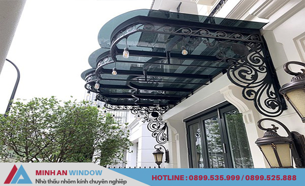 Minh An Window lắp đặt mái kính nghệ thuật cho nhà biệt thự cao cấp tại huyện Quốc Oai (Hà Nội)