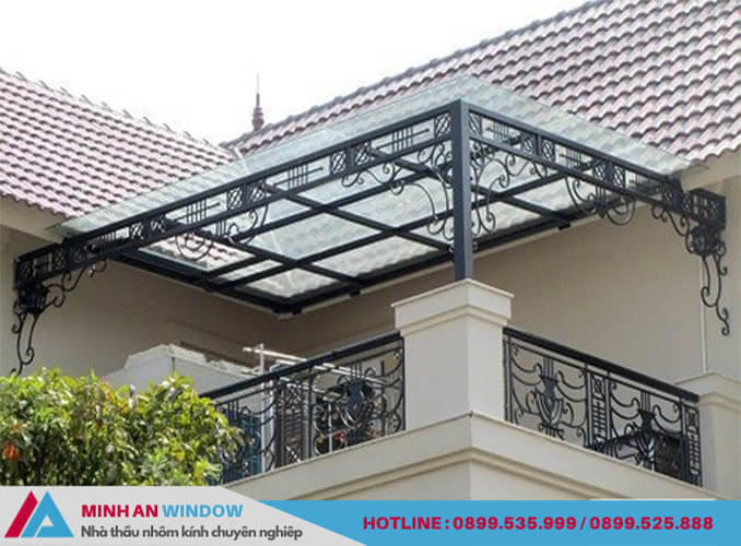 Minh An Window lắp đặt mái kính nghệ thuật cho công trình nhà ở hiện đại tại huyện Quốc Oai (Hà Nội)