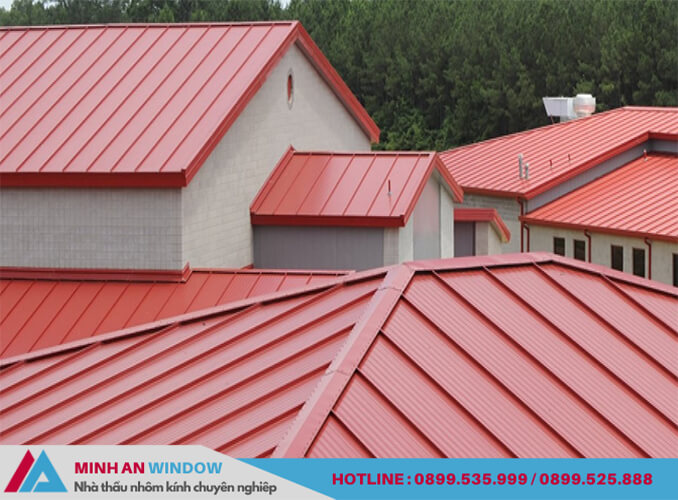 Công trình mái tôn chất lượng bền đẹp do Minh An Window lắp đặt