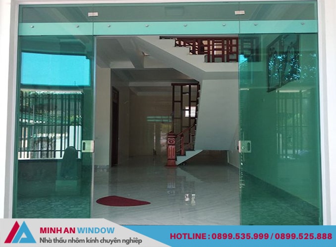 Mẫu cửa kính mở ngang đẹp cho nhà phố Mẫu cửa kính mở ngang đẹp cho nhà phố