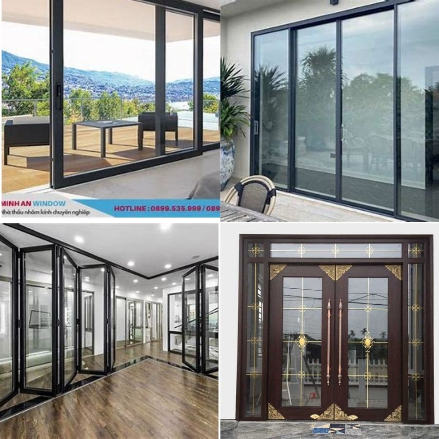 Mẫu cửa nhôm kính đẹp, xu hướng mới
