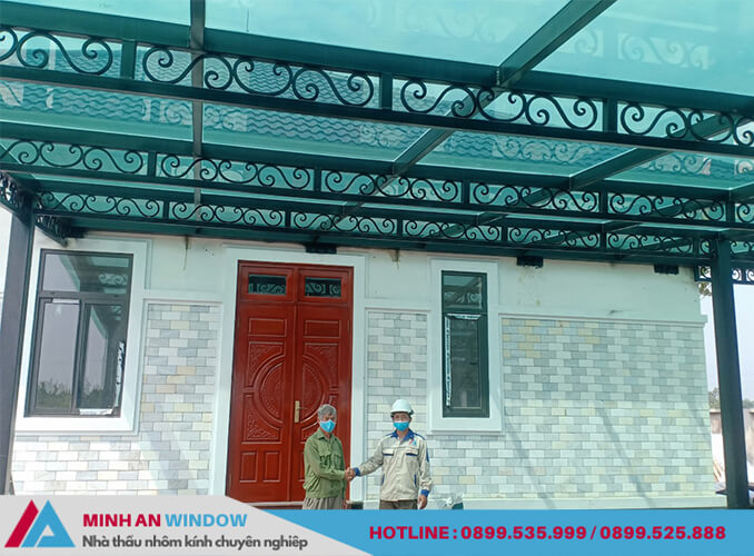 Minh An Window lắp đặt Mái kính cường lực tại Hòa Bình uy tín chất lượng Minh An Window lắp đặt Mái kính cường lực tại Hòa Bình uy tín chất lượng