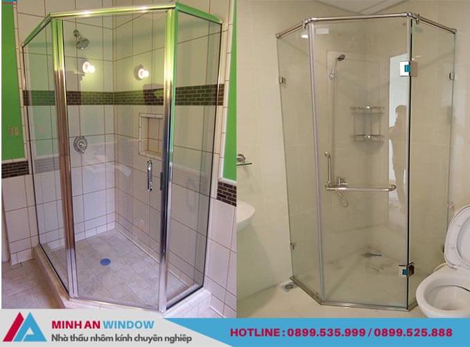 Minh An Window lắp đặt phụ kiện vách kính cho cabin tắm của khách hàng tại quận Đống Đa - Hà Nội