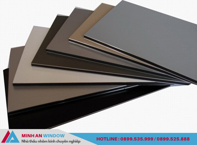 Tấm nhôm Aluminium bền đẹp do Minh An Window cung cấp có nhiều màu khác nhau