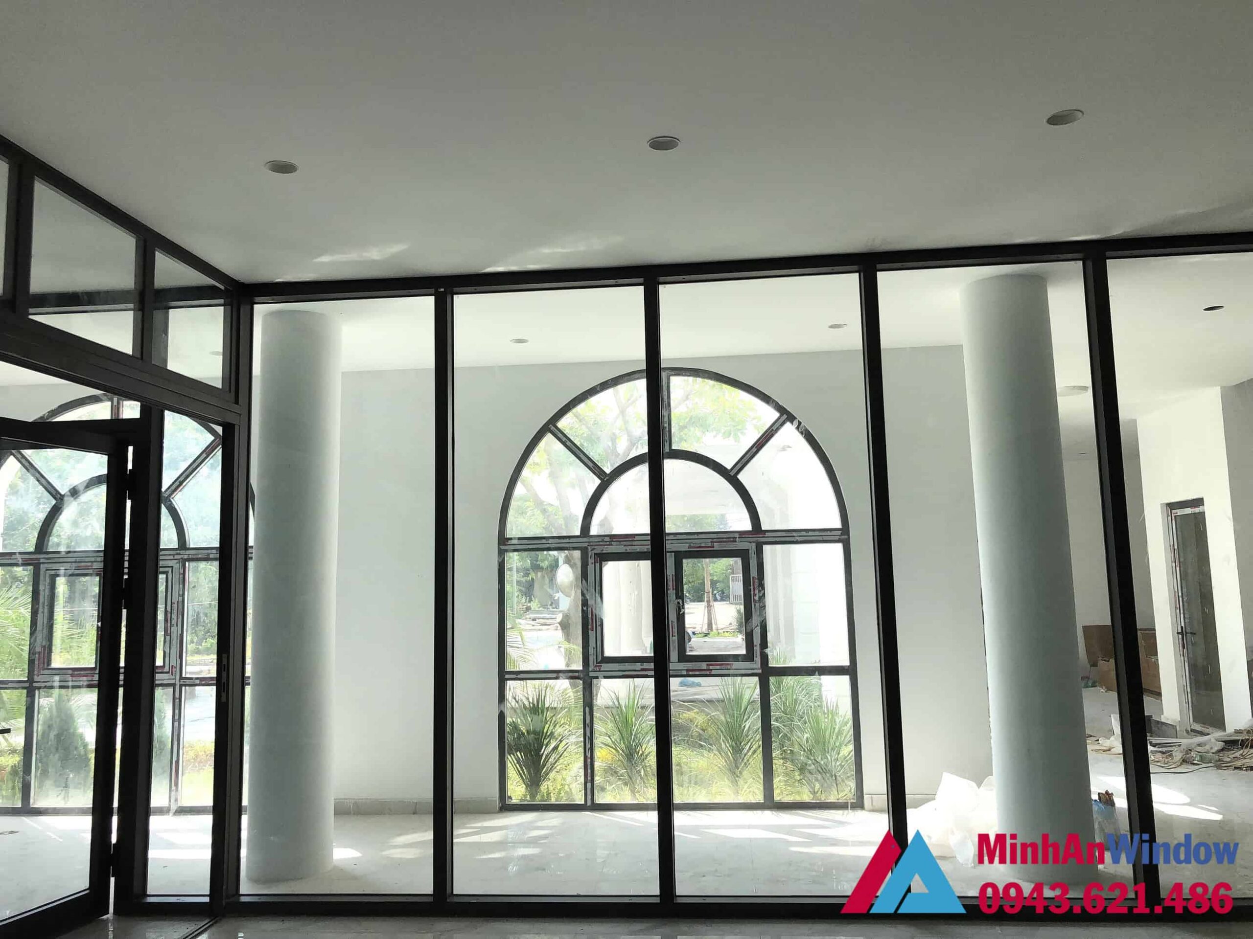 Lắp đặt cửa nhôm kính quận hoàn kiếm - hà nội 8 Cửa nhôm kính do Minh An Window lắp đặt